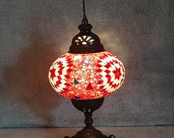 Mosaic Lamp - Accent Lamp - Moroccan Style