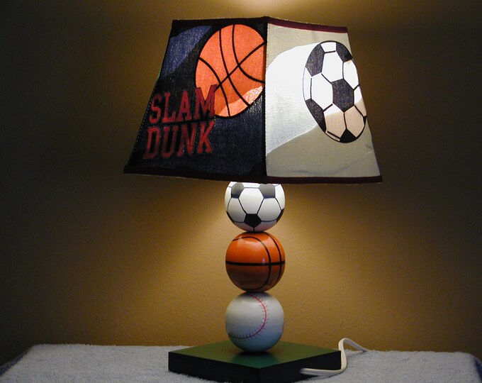 Sports Themed Lamp Etsy