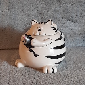 Teapot - Cat Theme Teapot - Fat Cat Teapot - Cat and Mouse Teapot