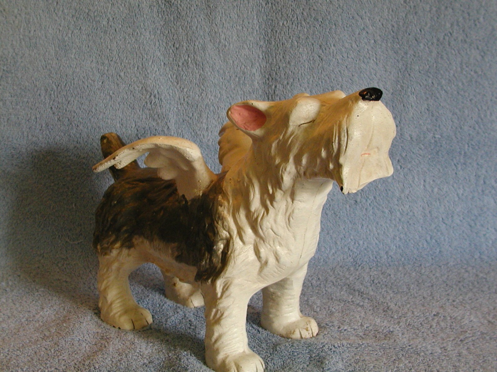 Cast Iron Doorstop Scottie Dog with Angels Wings Etsy