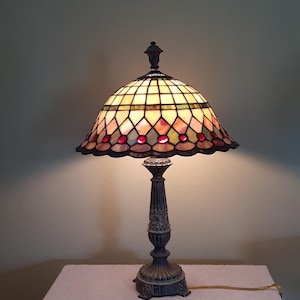 Stained Glass Lamp - Geometric Theme - Accent Lamp