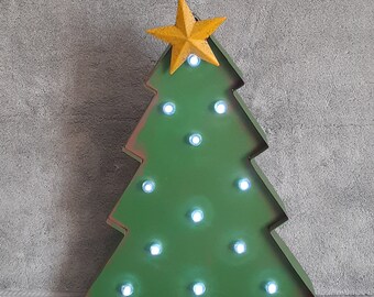 Accent Lamp - Christmas Tree Lamp - Holiday Lamp - Christmas Decor