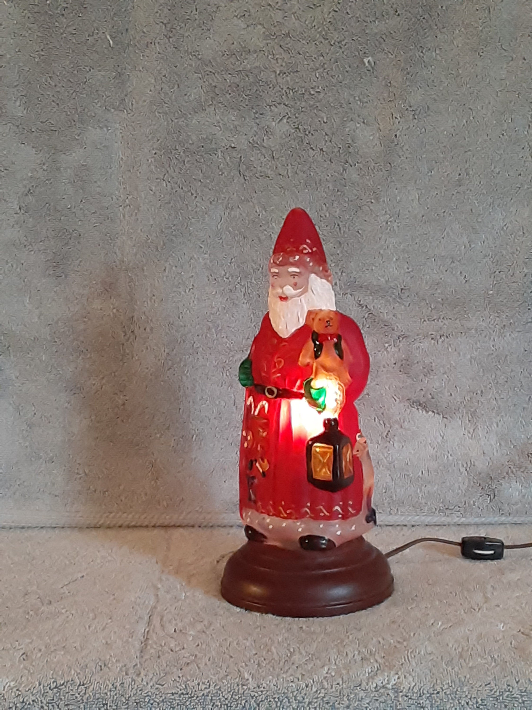 Merck Family's Old World Christmas Light - Father Christmas With Toys ...