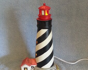 Lefton Lighthouse 1993 - St. Augustine Lighthouse 1874 - Accent Lamp - Nightlight