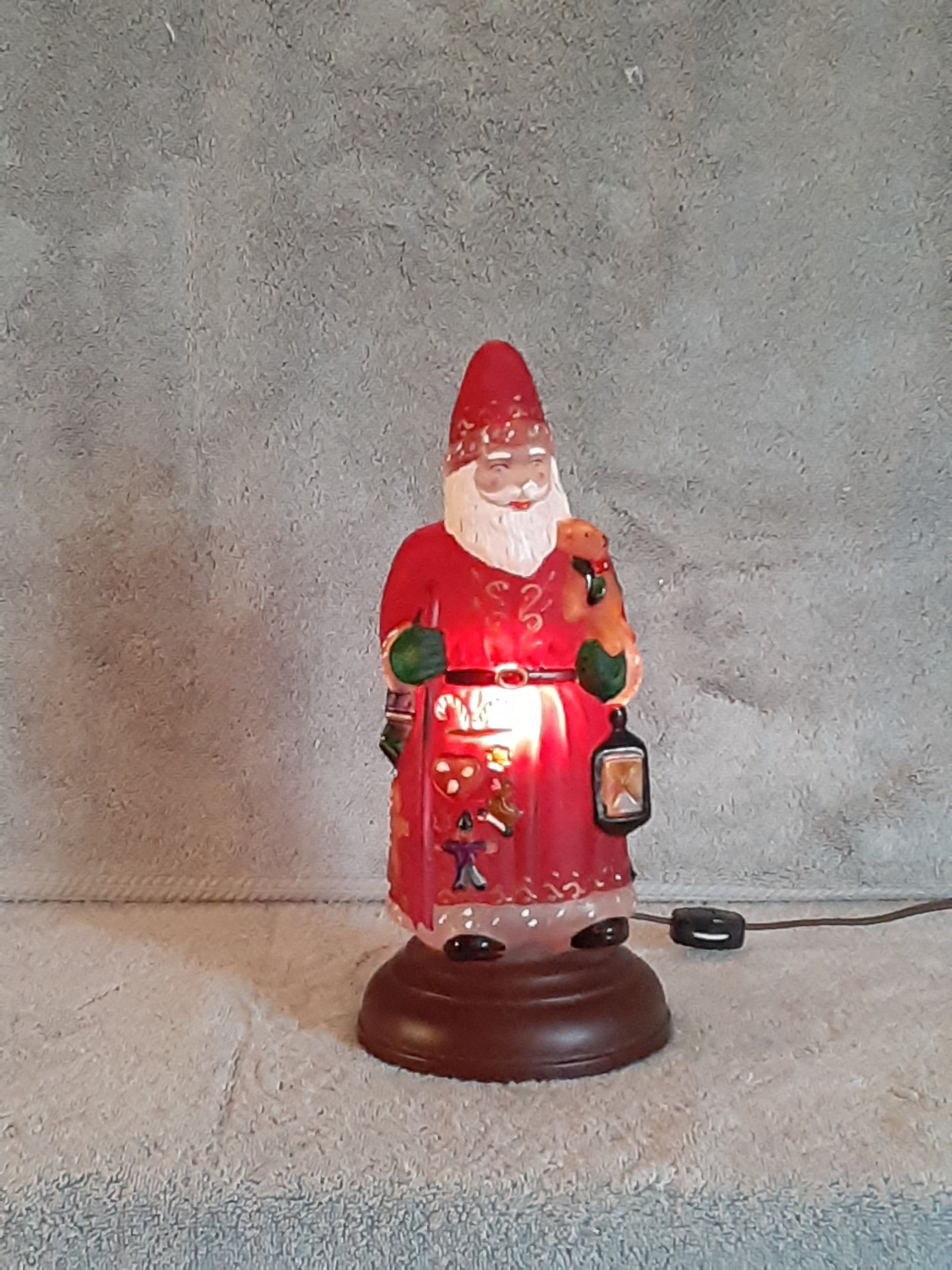 Old World Christmas Santa Light - Etsy