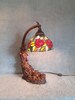 Gooseneck Lamp with Stained Glass Shade - Stained Glass Lamp - Desk Lamp - Accent Lamp 