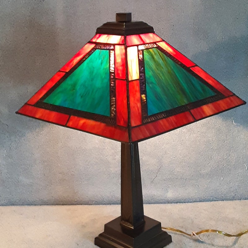 Stained Glass Lamp - Etsy