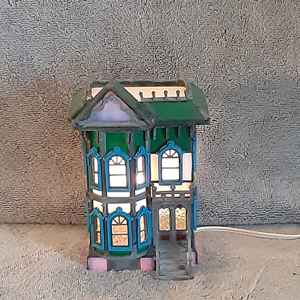Bill Job Stained Glass Houses Etsy