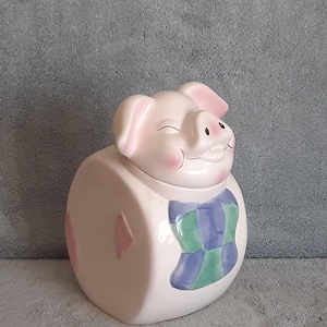 Cookie Jar - Pig Theme Cookie Jar - Treat Jar - Storage Jar - Biscuit Jar - Treat Jar