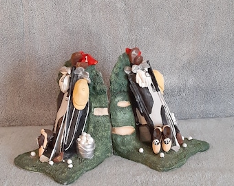 Bookends - Golfing Themed Bookends - Sport Bookends