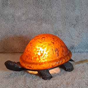 Accent Lamp - Sculptured Turtle - Turtle Nightlight - Three Levels of Light