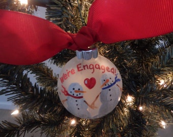 Engagement Ornament-Couple-Engaged