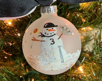 Softball, Sport, Softball Player,Team,  Personalized Ornament