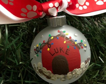 Dog Christmas Puppy Pet Doghouse