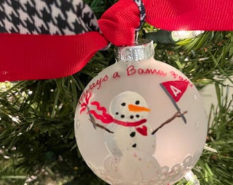 Alabama, Bama, Fan, football, Roll Tide, Alabama ornament, SEC