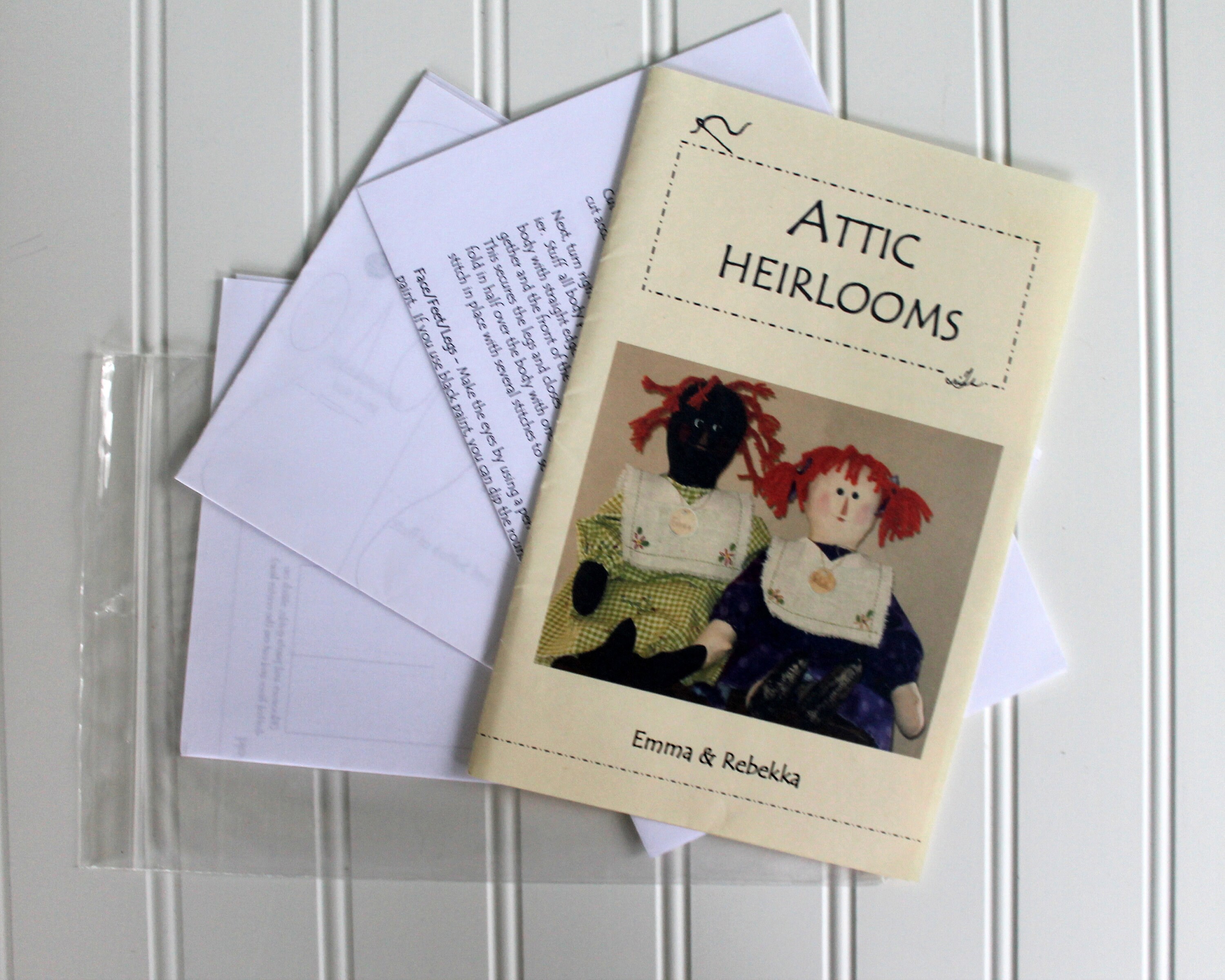 Kits & How To Craft Supplies & Tools Cloth Doll Making Sewing Pattern