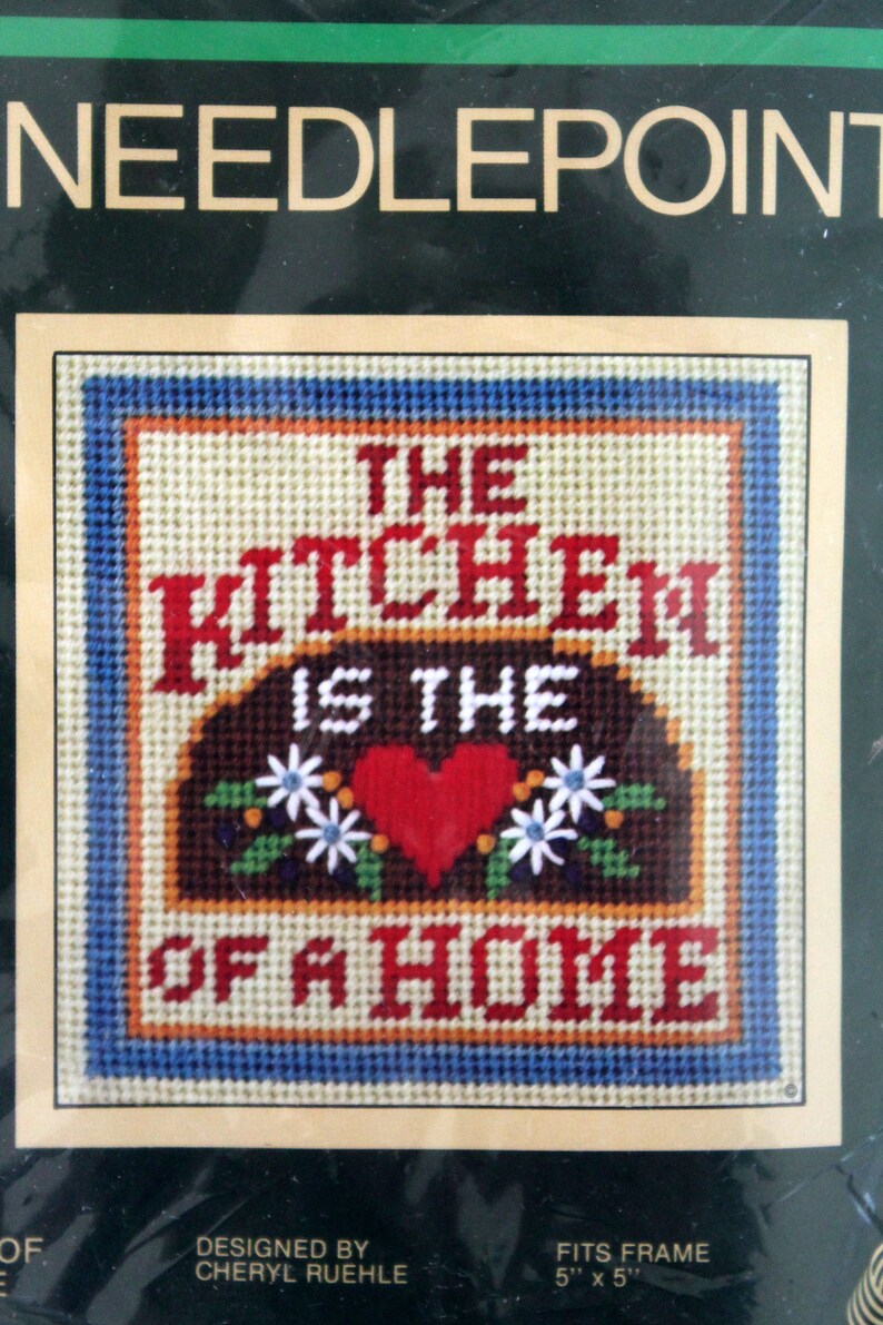 Pears Needlepoint Kit or Canvas Home//Art//Wall Art