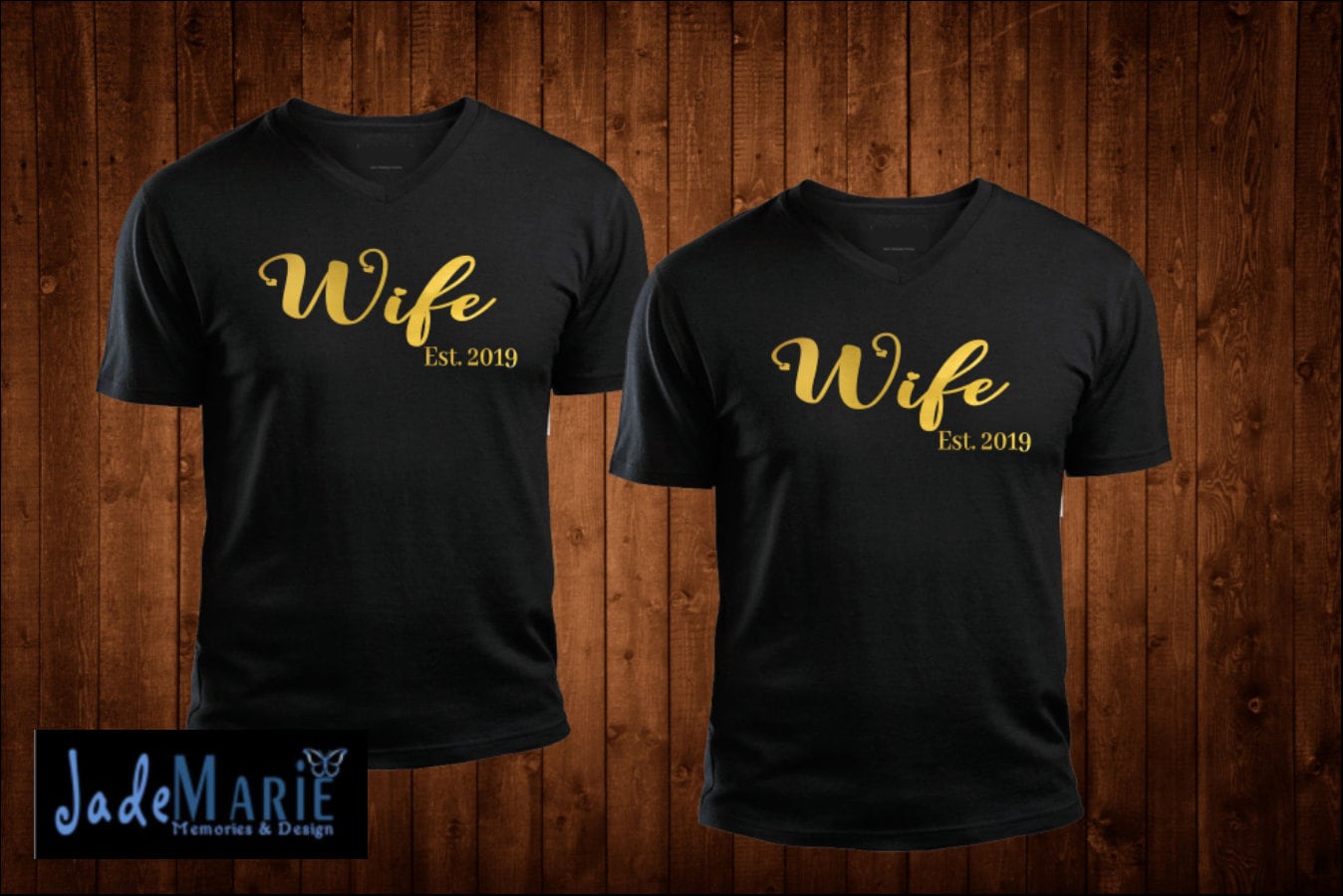 Couple T-shirts Husband Wife Shirts Wedding Shirts Anniversary | Etsy