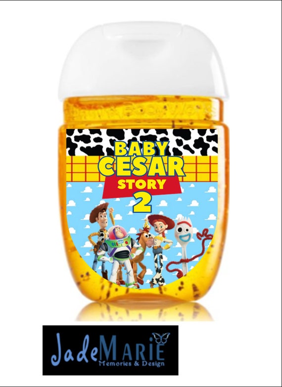 Labels only- Toy Story Themed Hand Sanitizer labels birthday party baby shower favors-- Peel and stick labels- Free Shipping! Il_570xn