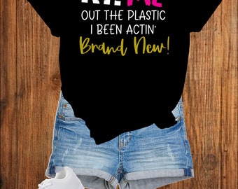 Rip Me Out the Plastic T-shirt