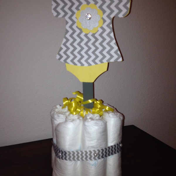 Adorable Baby Shower Mini Diaper cake centerpieces girl or boy