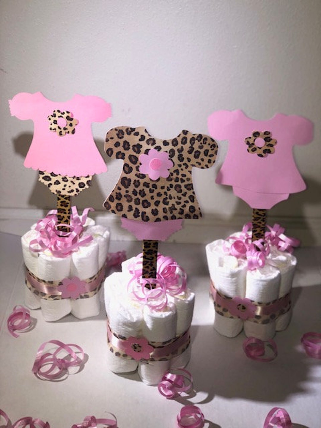 Adorable Baby Shower Mini Diaper Cake Centerpieces Girl or Boy - Etsy