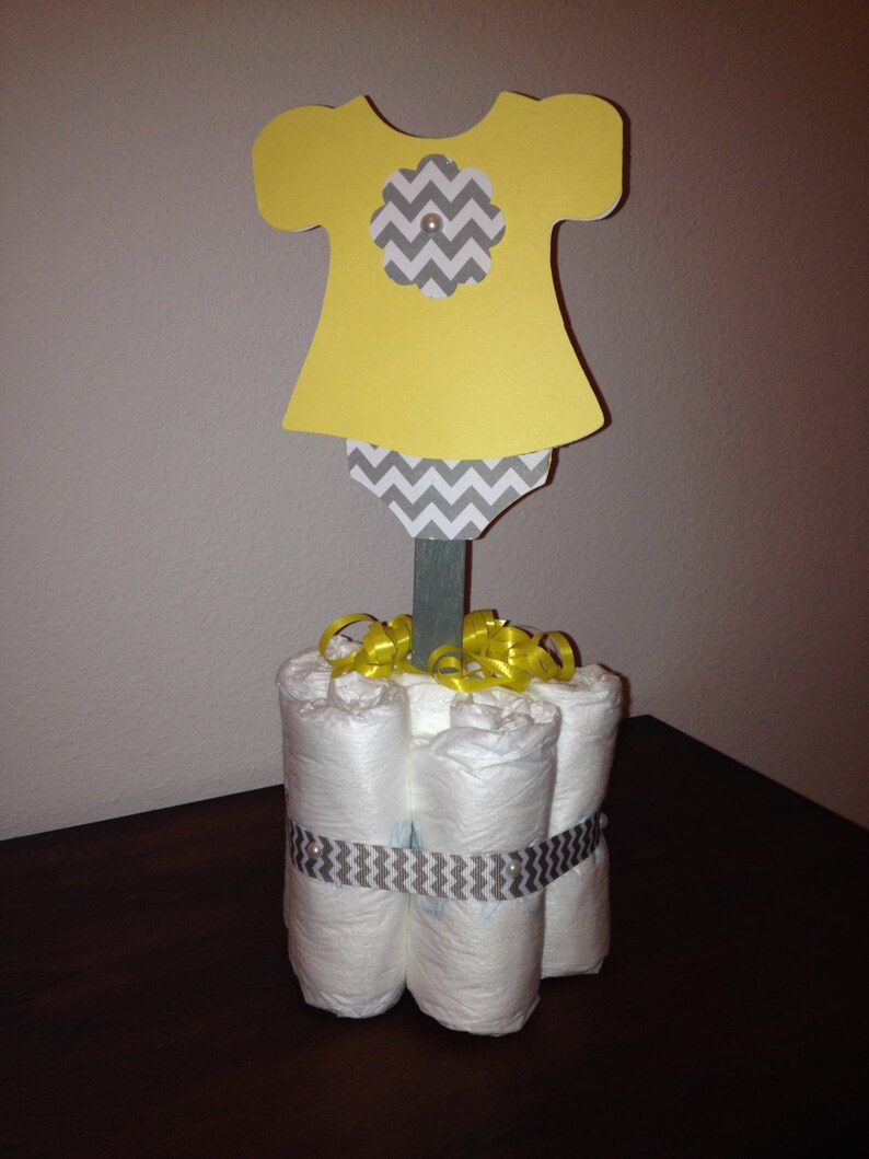 Adorable Baby Shower Mini Diaper cake centerpieces girl or boy | Etsy