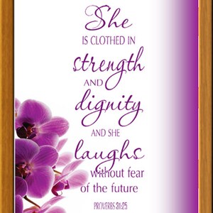 Proverbs 31 Printable Bible verse Art 5x7