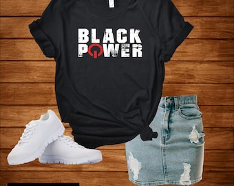 BLM- Black Power T-Shirt Black Lives Matter Tee-- Free Shipping