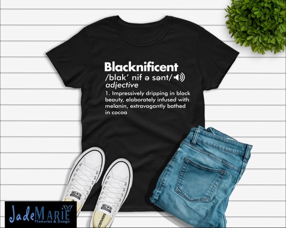 Blacknificent Black Pride Tshirt- Black Lives Matter T-Shirt BLM Tee- Black History Tshirt--Free Shipping Il_570xn