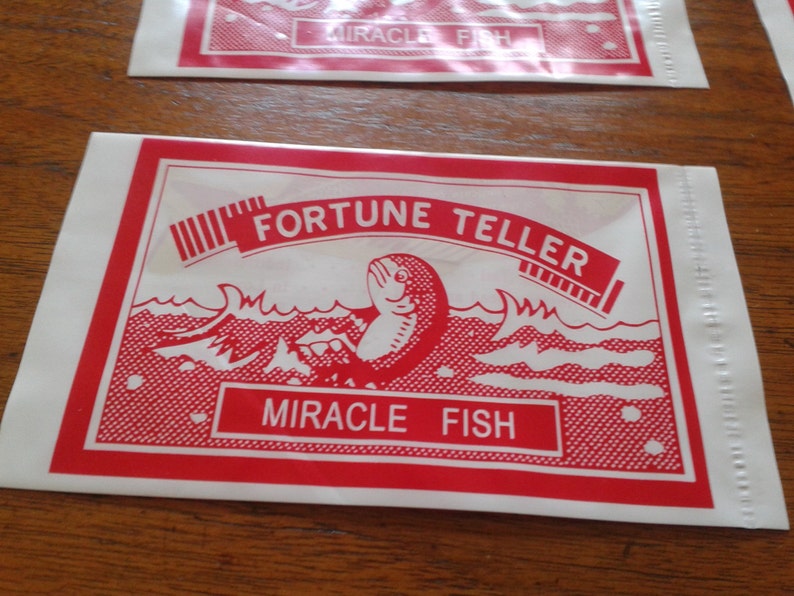 50 or 100 Magic Love Fortune Teller Fish Cracker Snap Etsy