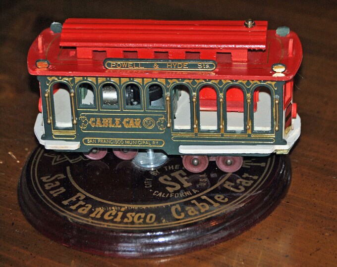 Music Box San Francisco Municipal RY Powell & Hyde Station Etsy
