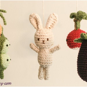 Little Veggie Baby Mobile Crochet Pattern image 2