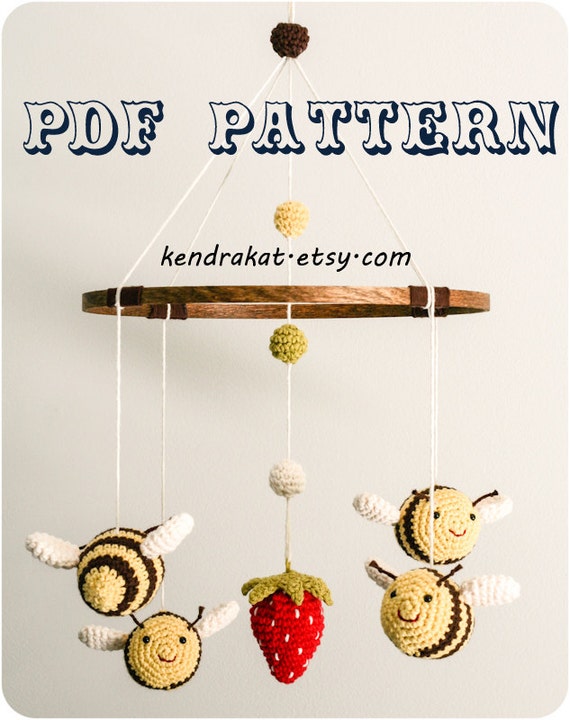 The Bee's Mobile Crochet Pattern