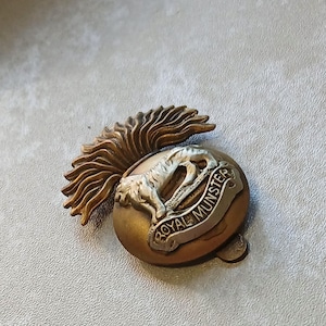 Britisches Militär Mützenabzeichen The Royal Munster Fusiliers
