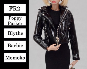 barbie doll leather jacket