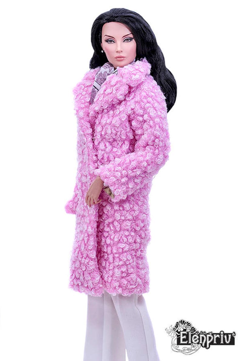 Pink Faux Fur Coat W/lining choose Size Fashion Royalty Etsy