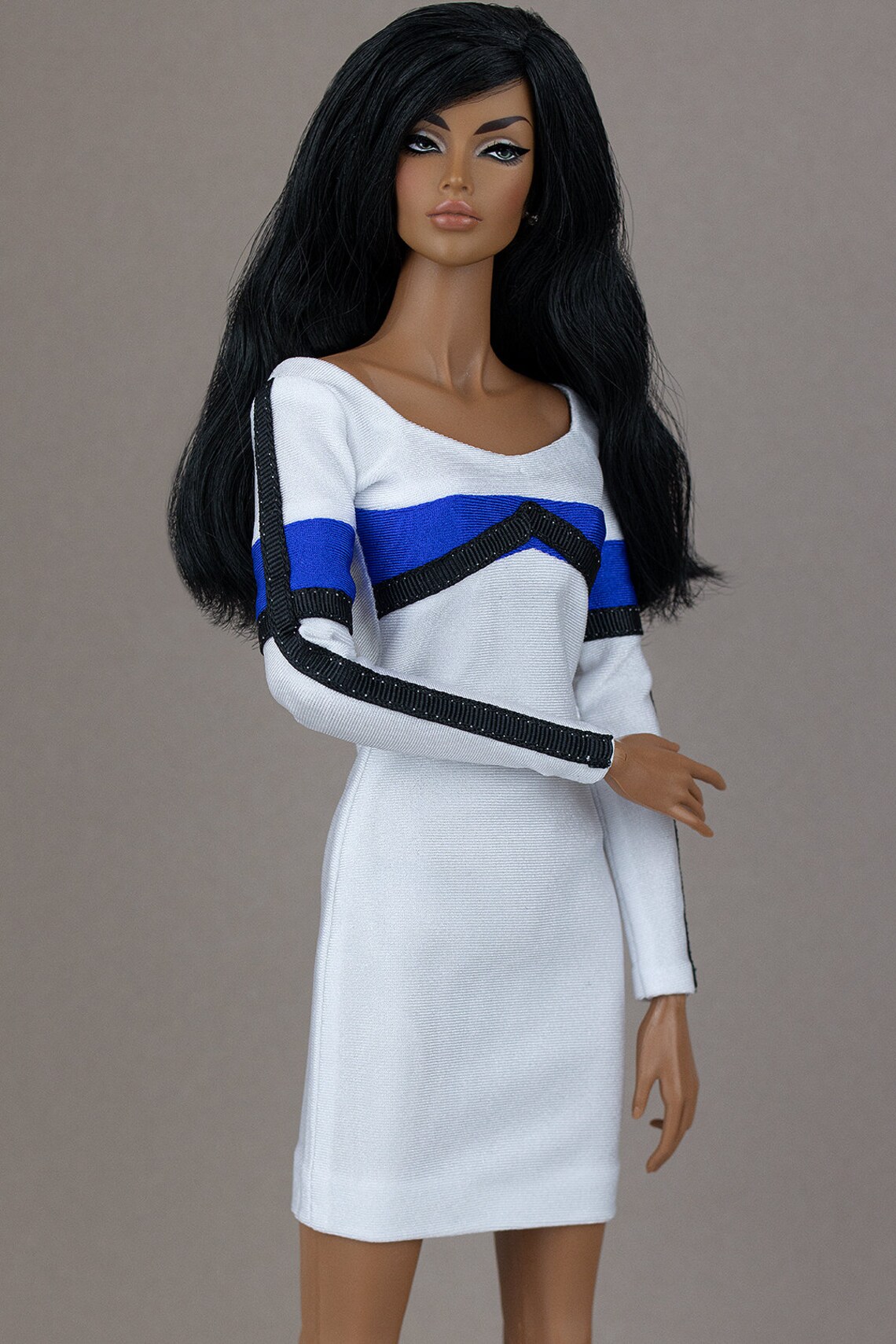 White Sporty Mini Dress choose Size Fashion Royalty FR16
