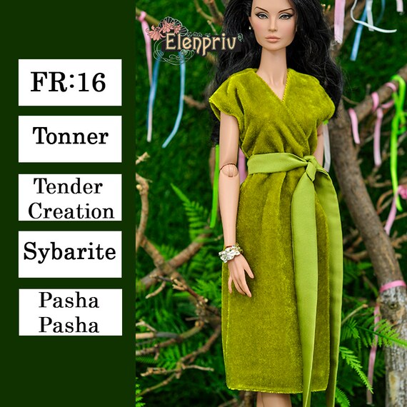 lime green velvet dress