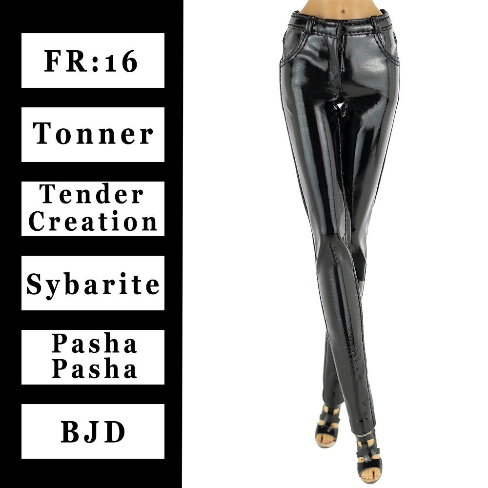 Black Patent Leather Pants choose Size Fashion Royalty FR16 Etsy