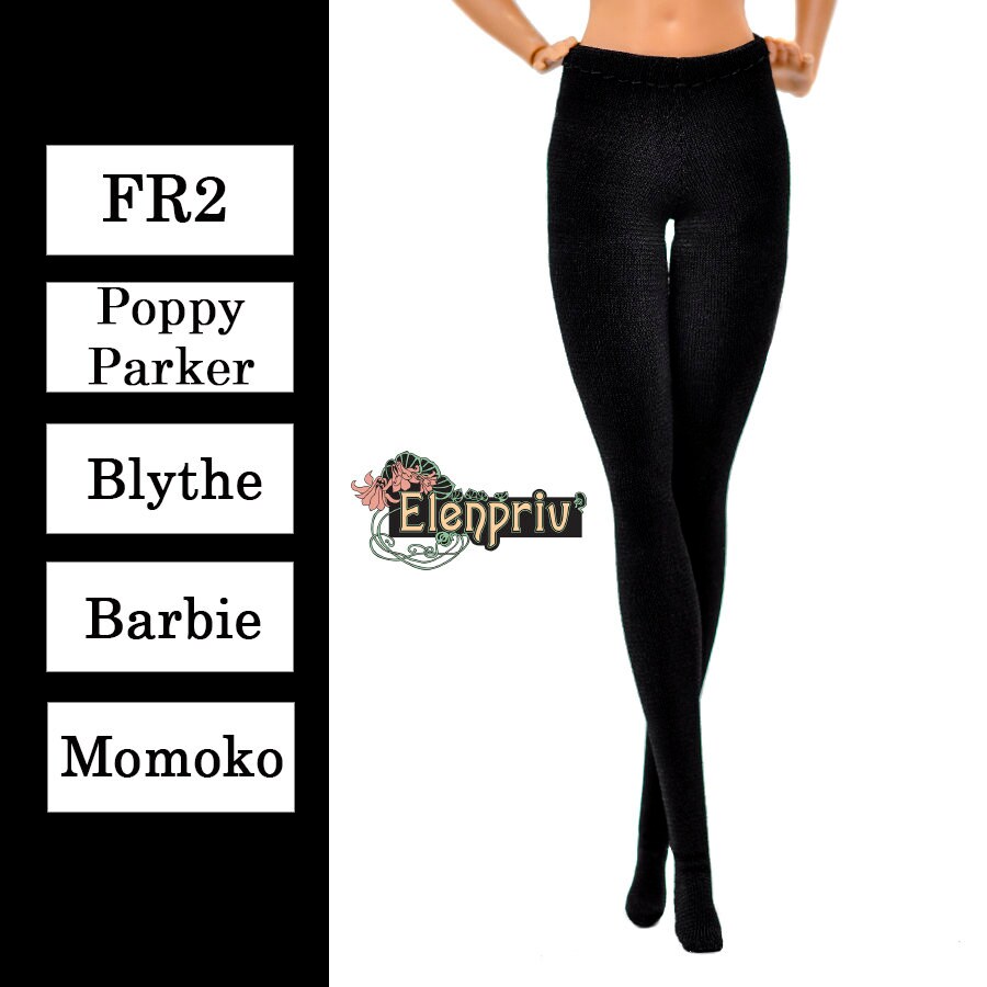 ELENPRIV black jersey tights {Choose size} Fashion royalty FR2 Poppy …