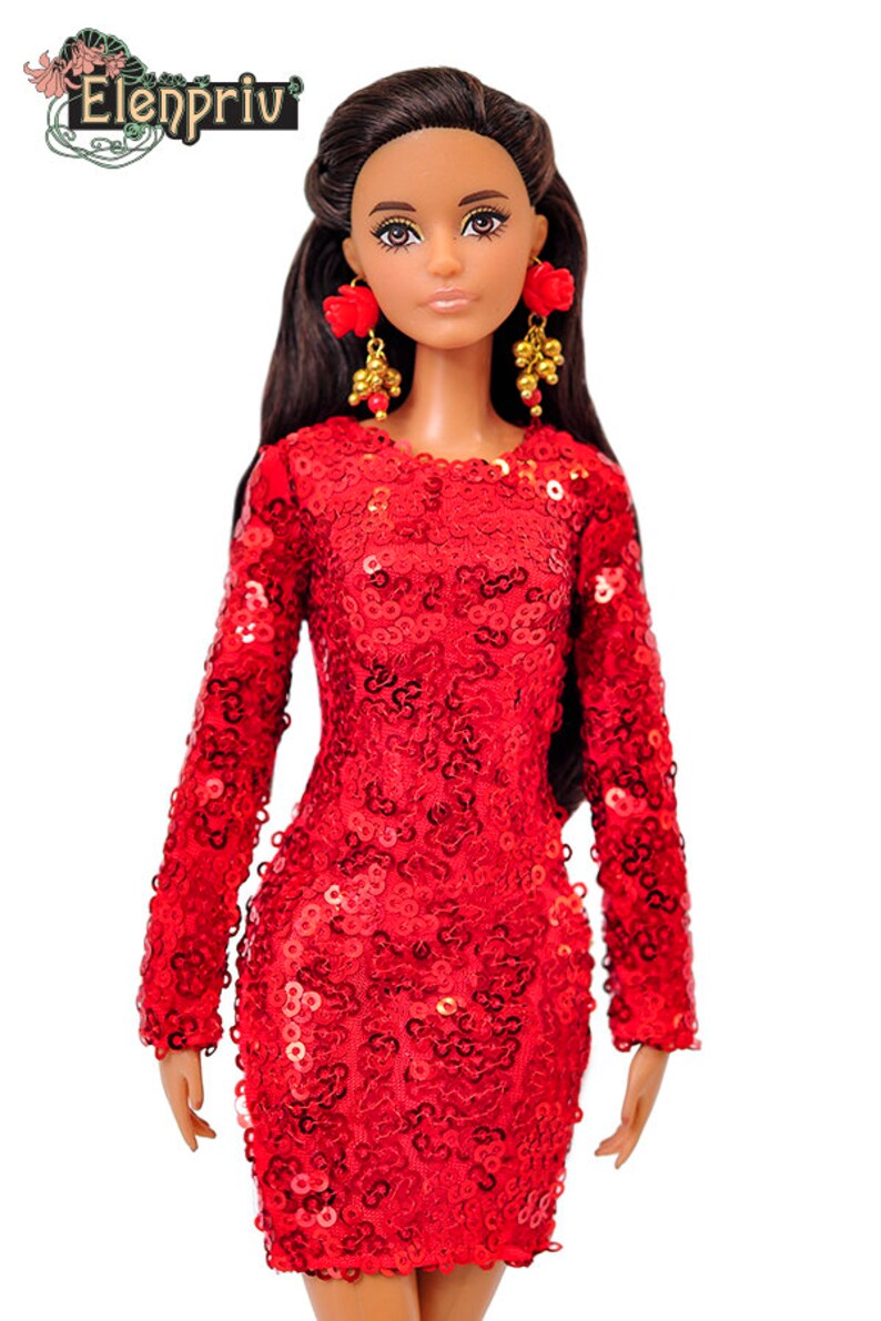 sequin barbie dress
