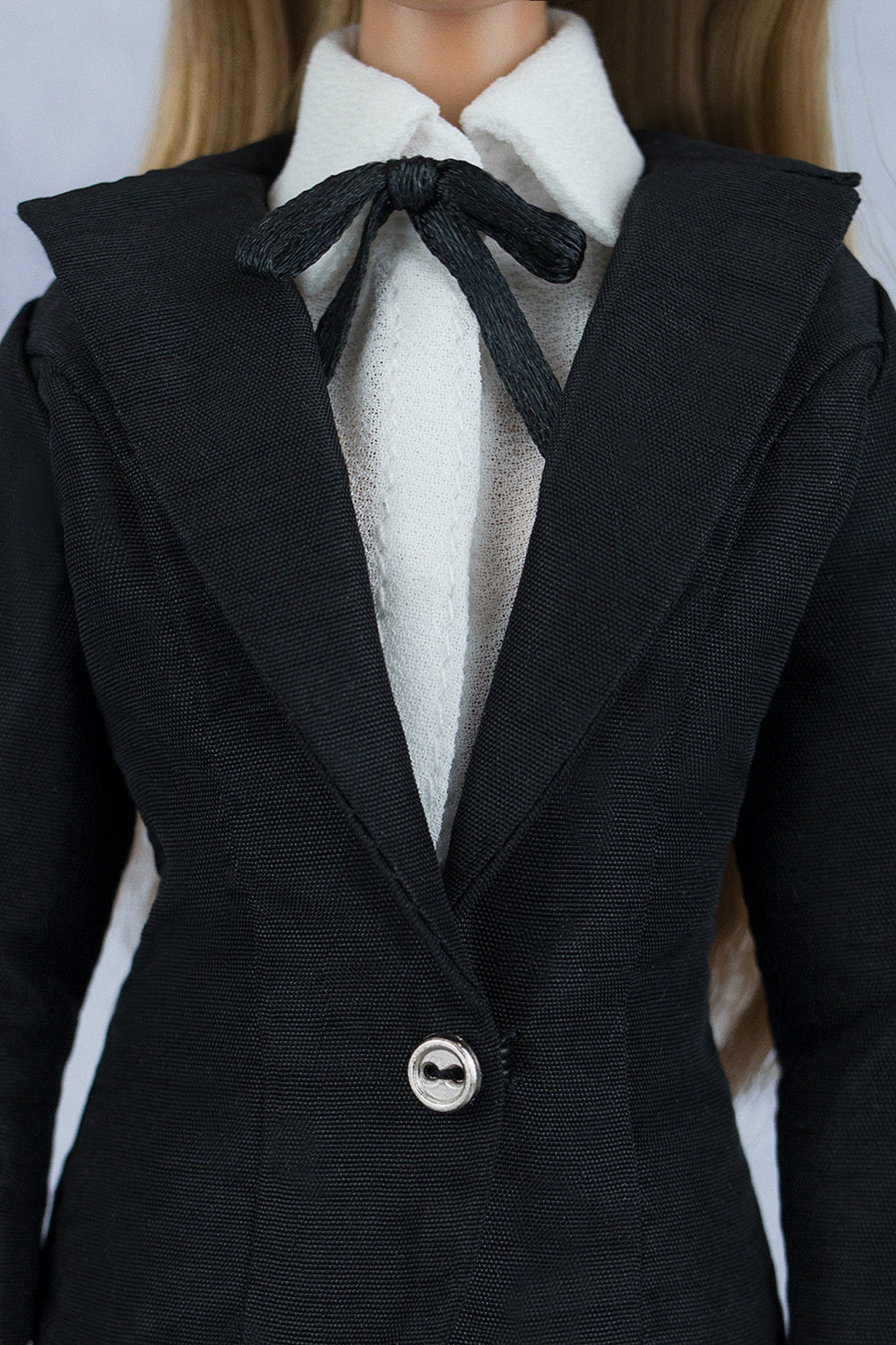 Black taffeta jacket w/lining Choose size Fashion royalty Etsy