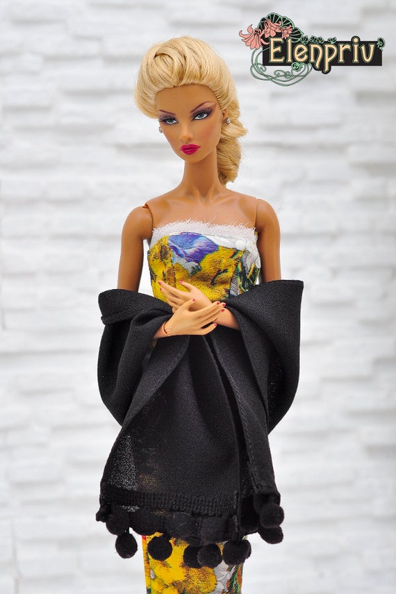 Handmade Dress Outfit Black Jumpsuit Pink Skirt Fit Silkstone Fashion Royalty FR