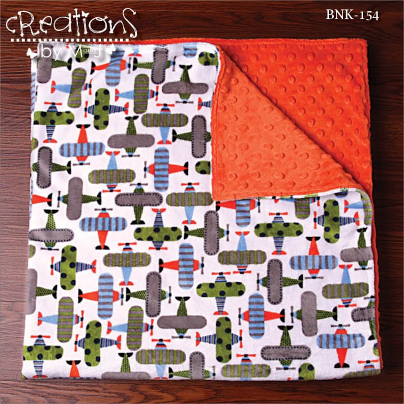 Airplane Plane Baby Blanket Car Seat Blanket Stroller Etsy