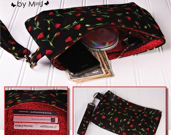 Rote rose, Armband, Handtasche, Tasche, Beutel, coraline