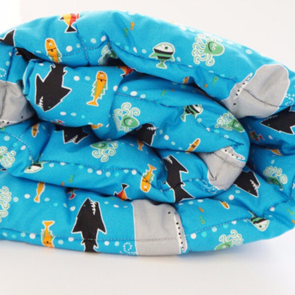 Organic Nap Mat Elephants with Attached Organic Blanket and Organic