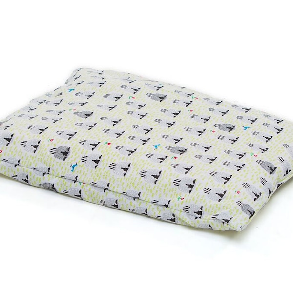 Organic Toddler Pillow Case - Sheep