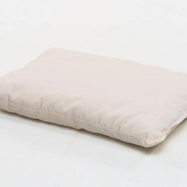 Organic Muslin & Organic Cotton Filling Toddler Pillow - Airy and Breathable
