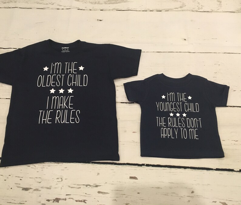 oldest middle and youngest shirts